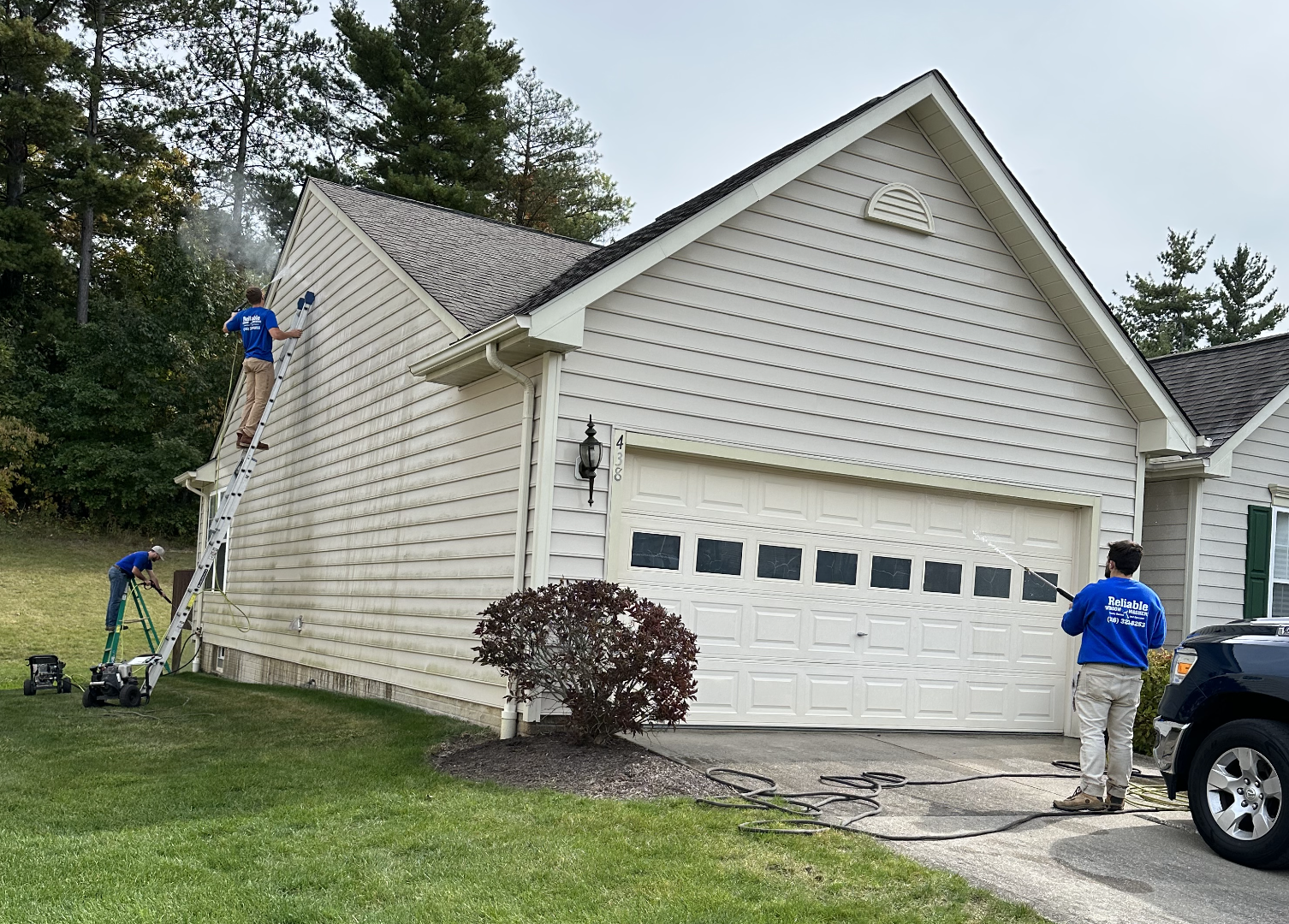 Well maintained suburban home exterior representing curb appeal and exterior maintenance