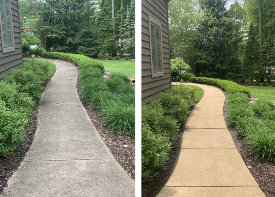 Patio pressure washing service