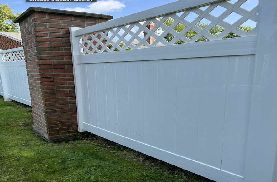 Professional fence pressure washing service