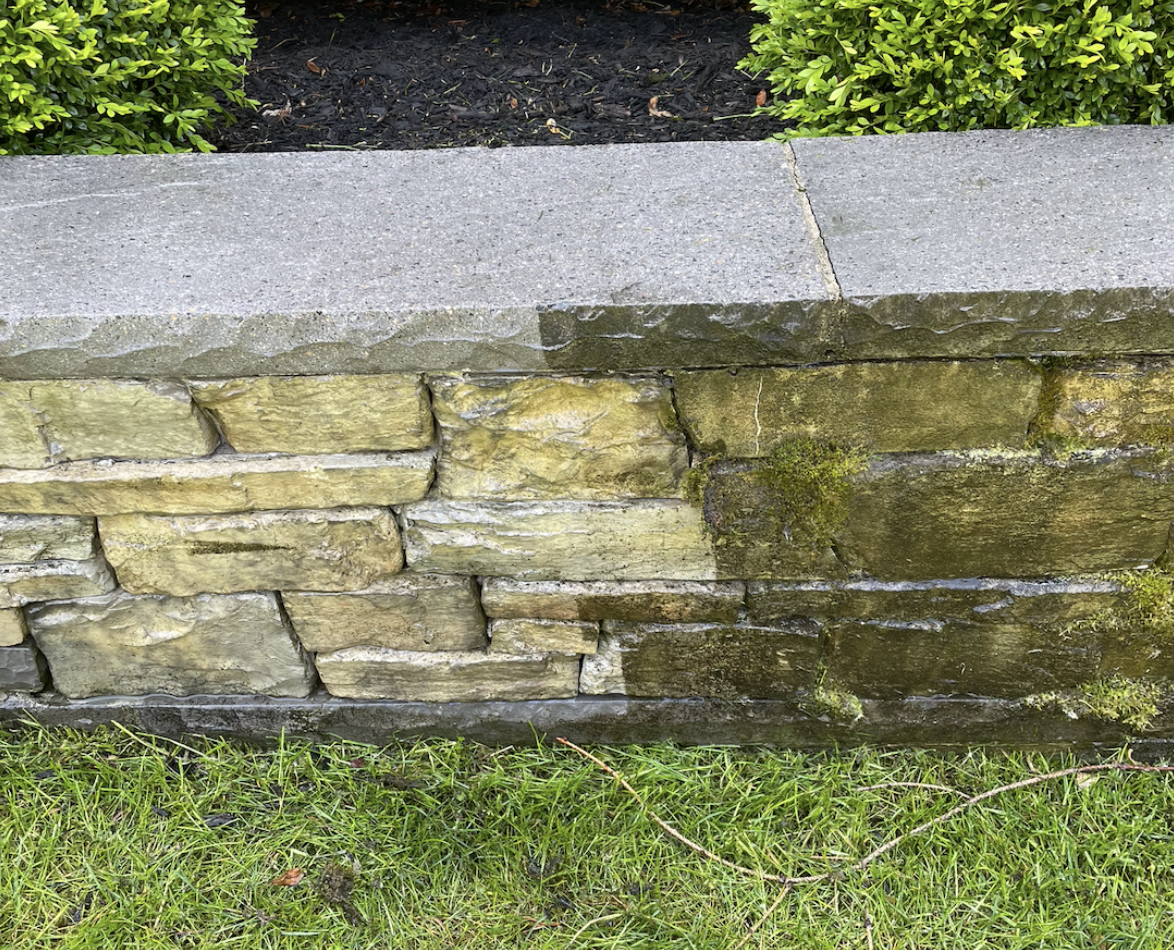 Concrete surface after sealing